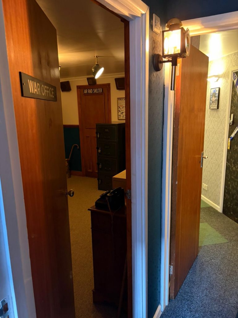 The entrance door into D-Day for Devon